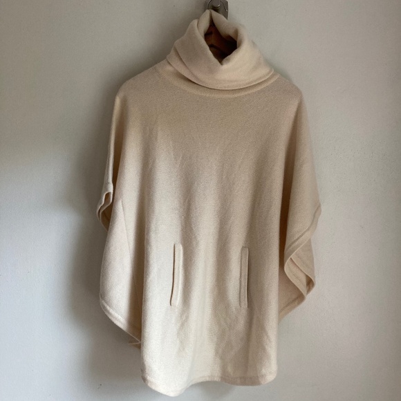 Ralph Lauren 100% cashmere poncho with flaws - Picture 1 of 10